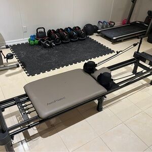 Grey Pilates Reformer